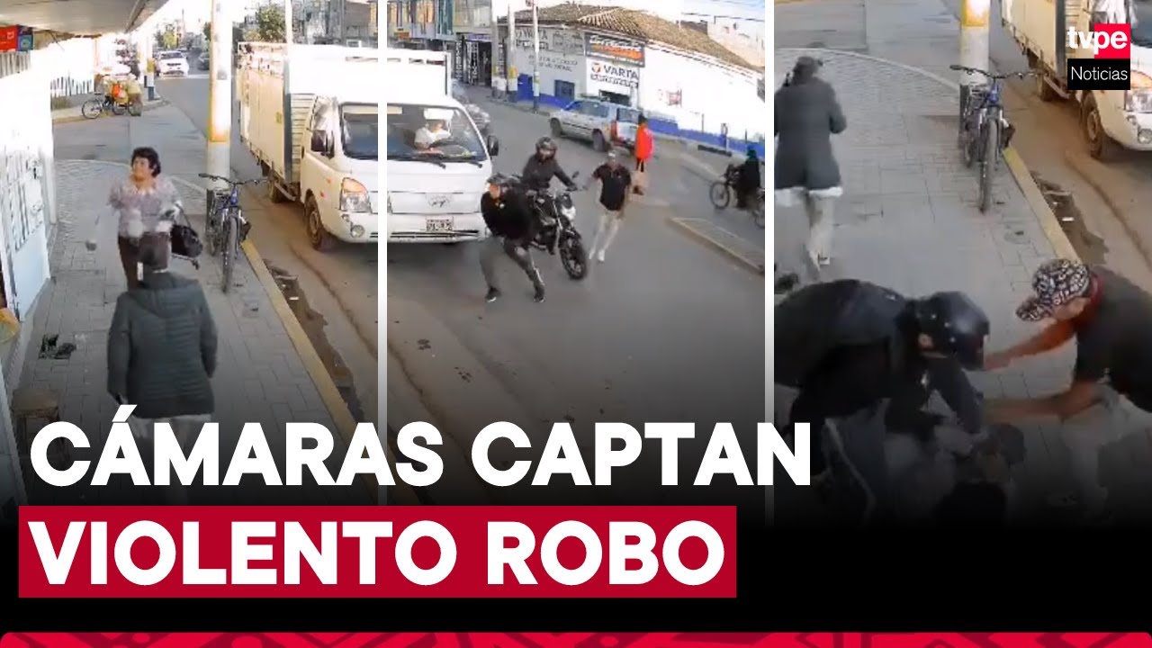 Cámaras registran brutal robo a agricultora en Huancayo: acababa de retirar S/ 50 mil de banco