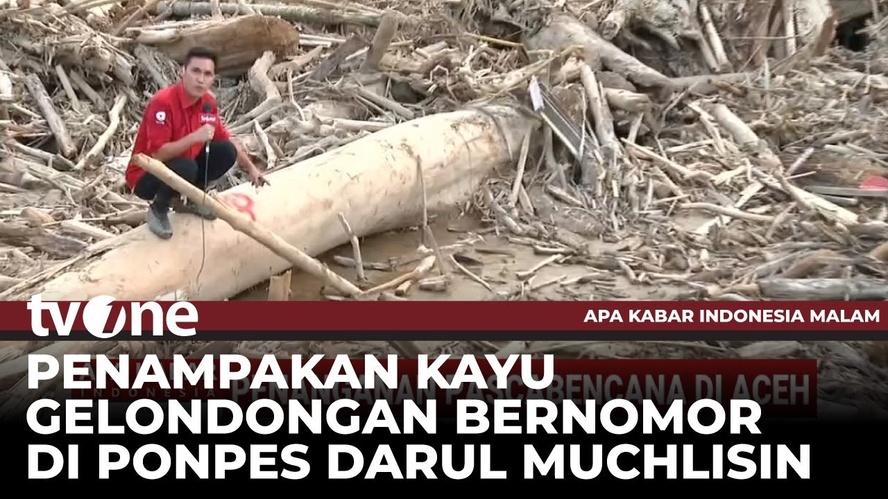 Ponpes Darul Muchlisin Menahan Kayu Gelondongan sehingga Tidak Merusak Rumah di Aceh Tamiang