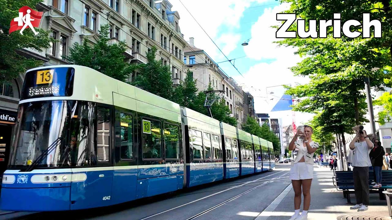 ZURICH SWITZERLAND ✨ Bahnhofstrasse: A Stunning Walking Tour Experience