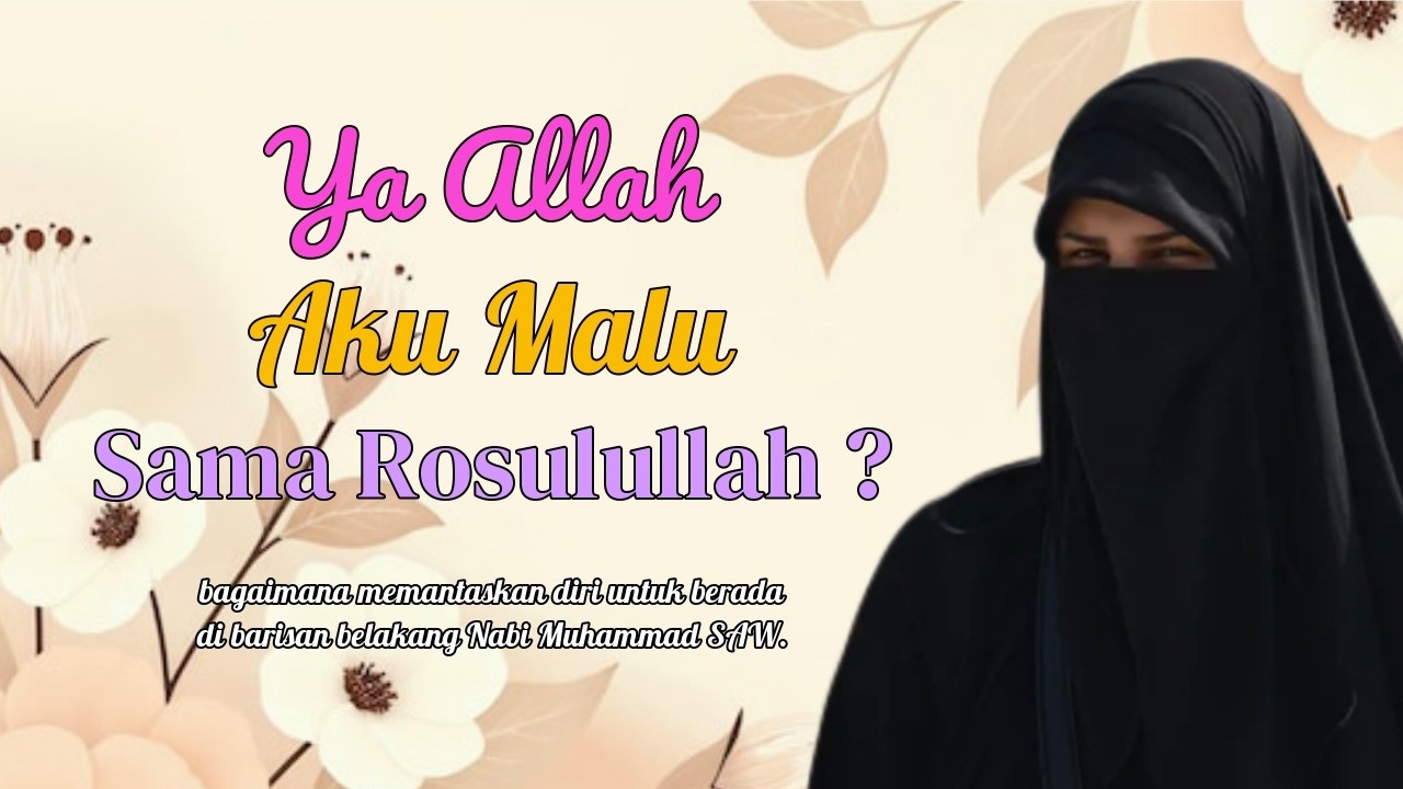 🌸 JANGAN PERMALUKAN AKU DI DEPAN NABI! DIALOG PENDOSA DENGAN TUHANNYA 💖 Ustadzah Halimah Alaydrus🕊️