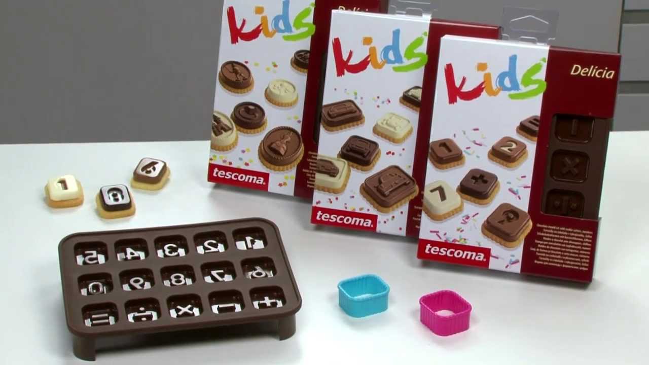 Chocolate mould sets TESCOMA DELÍCIA KIDS, fairy tale, cars and numbers