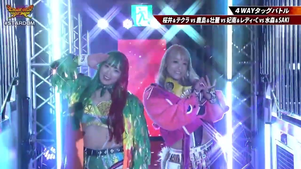 Cosmic Angels entrance at Dream Queendom 2023