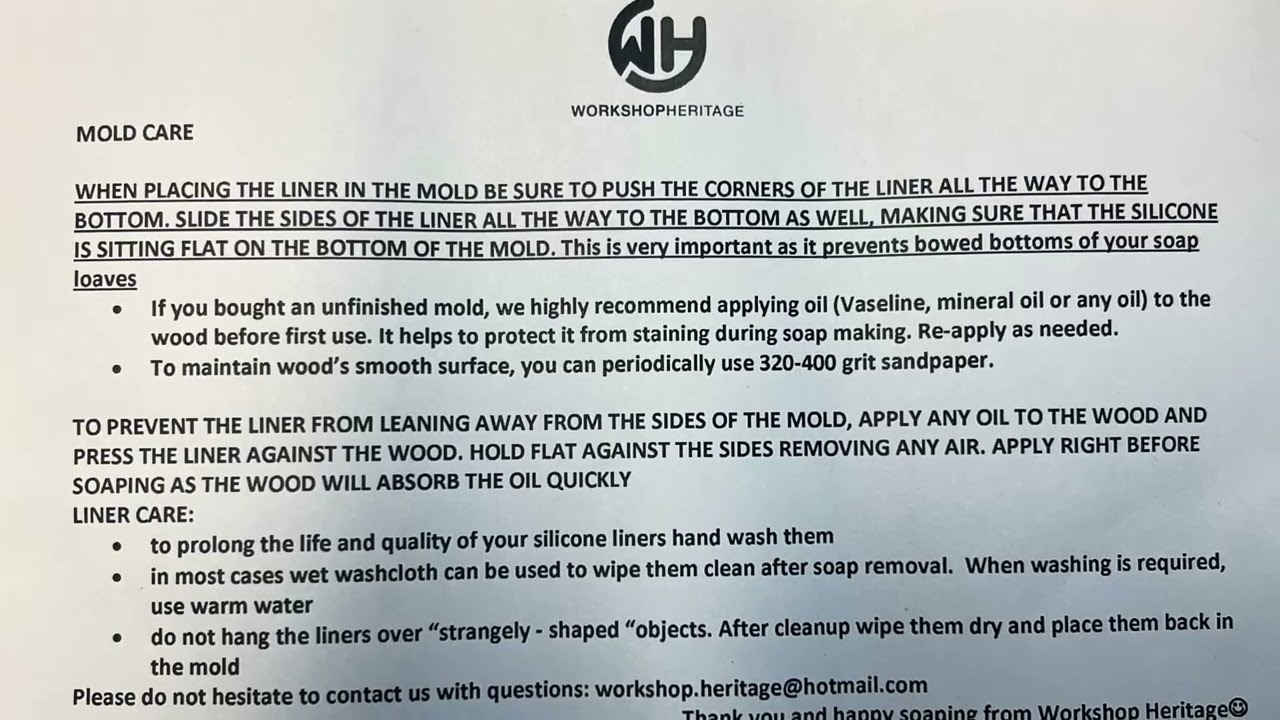 New loaf mold from workshop heritage 