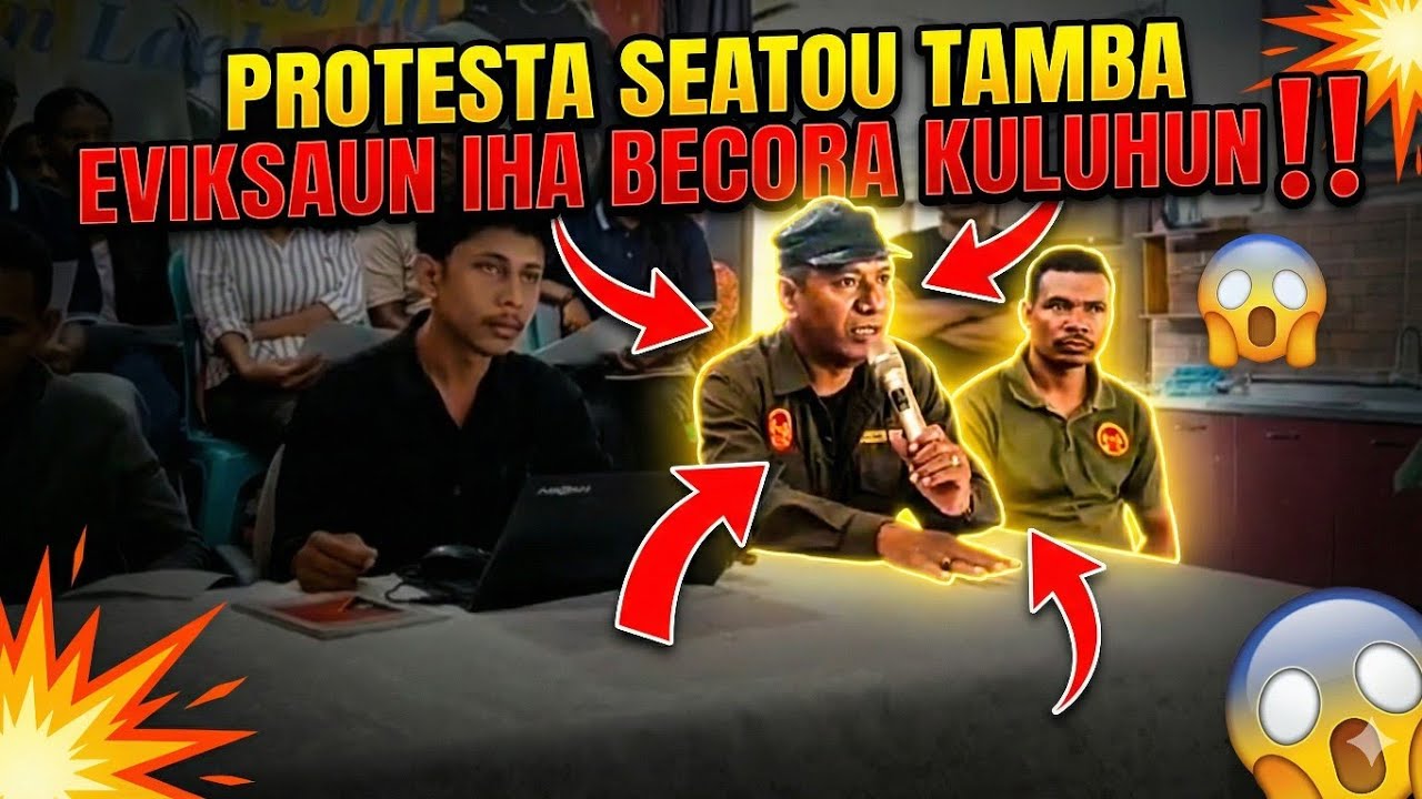 🔴 PROTESTA MAKAS! SEATOU KONTRA EVIKSAUN IHA BECORA KULUHUN - LIA LOOS SAI OIN❗