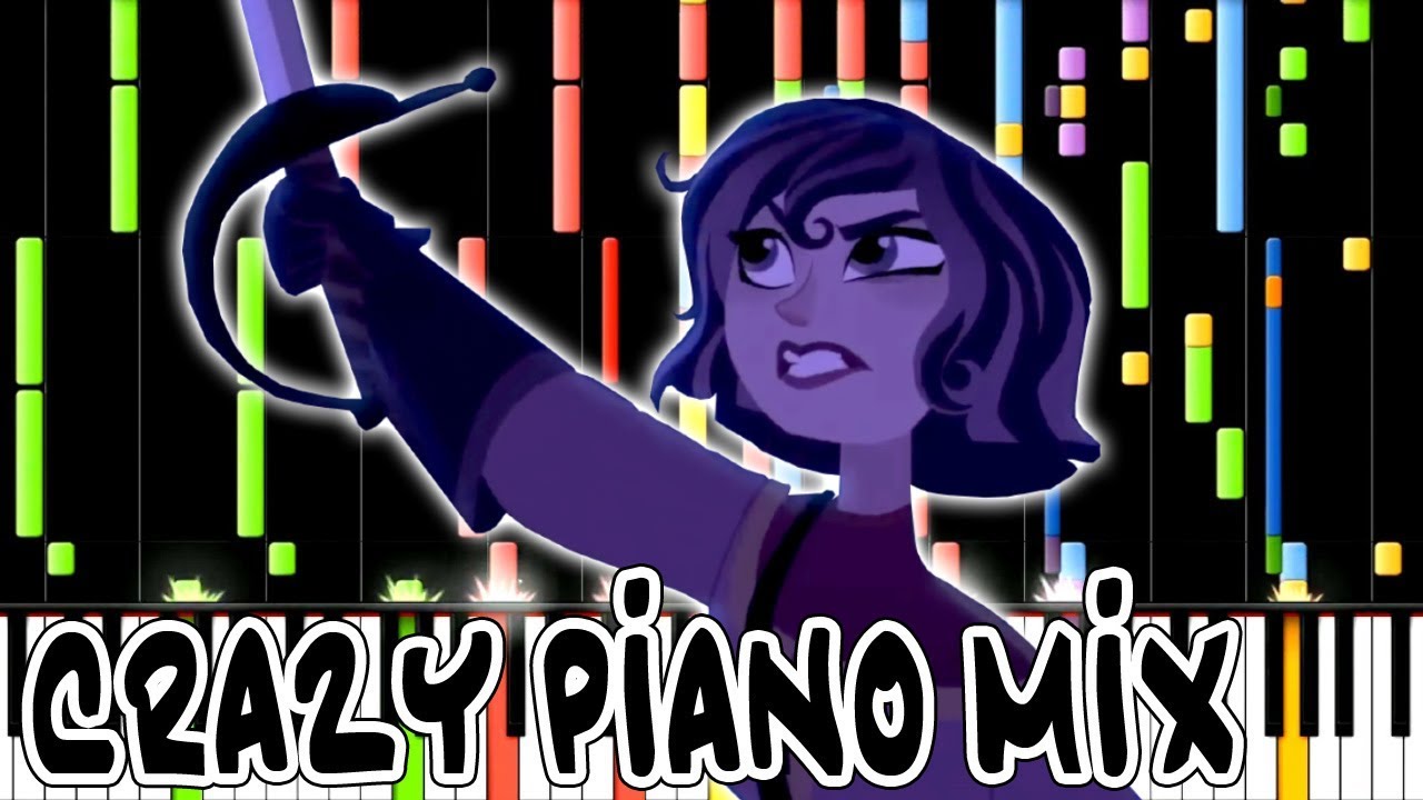 Crazy Piano Mix! - WAITING IN THE WINGS (Rapunzel's Tangled Adventure)