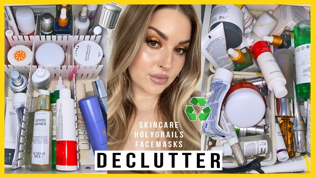 DECLUTTER! ♻️ my skincare drawer! 💕 BEAUTY ORGANISATION 2021