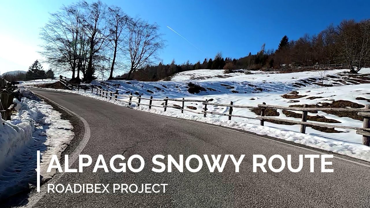 ALPAGO SNOWY ROUTE (From the lake to the mountains) - Virtual ride for indoor training