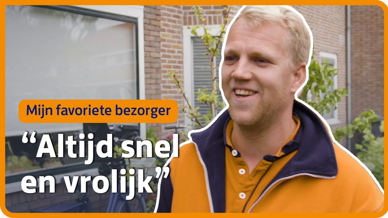 Favoriete bezorger Serge wordt verrast! | PostNL Mijn favoriete bezorger