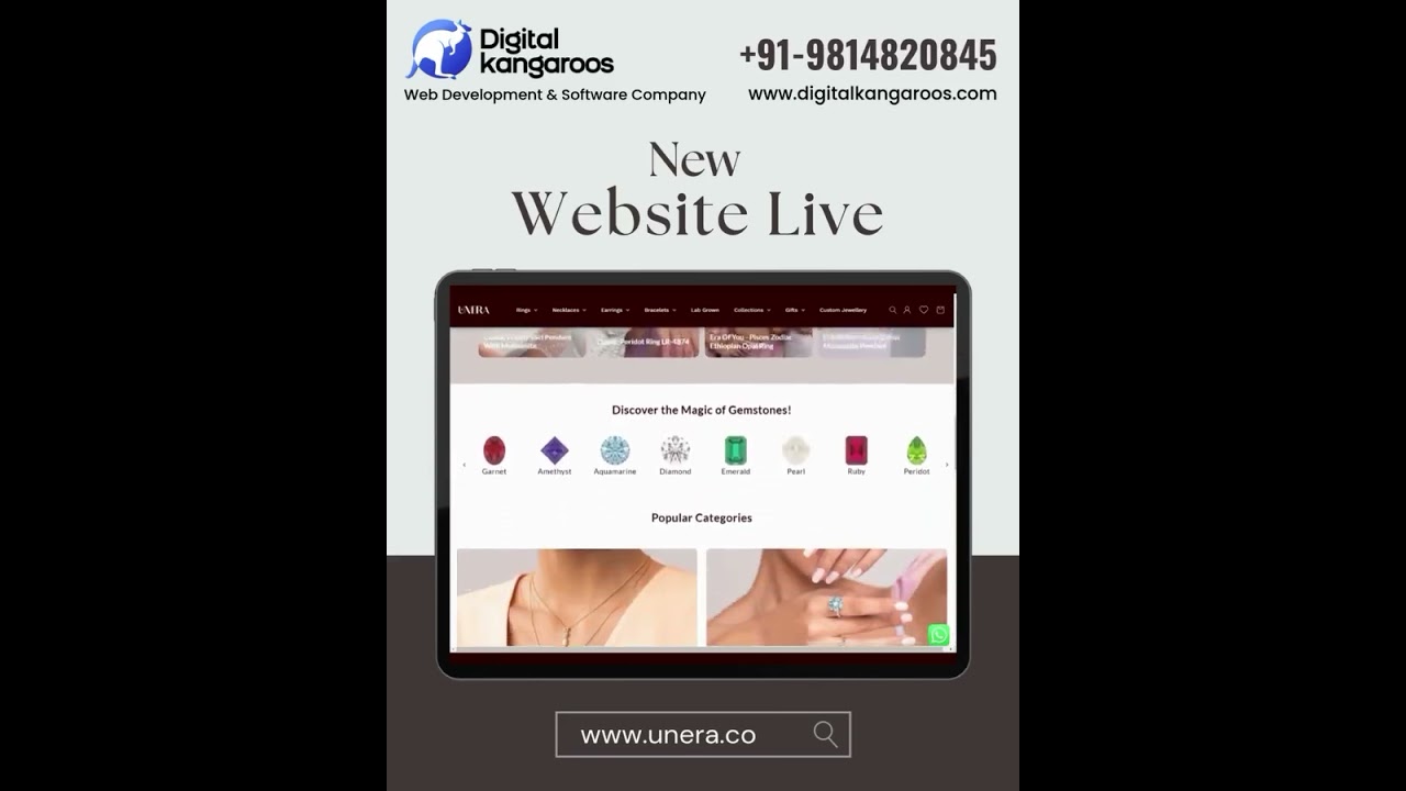 New Ecommerce Website Live for UNERA | Shopify Development Company
