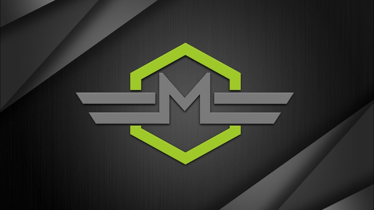 M Professional [Unique] Logo Design Tutorial | Pixellab Logo Design 🔥👌