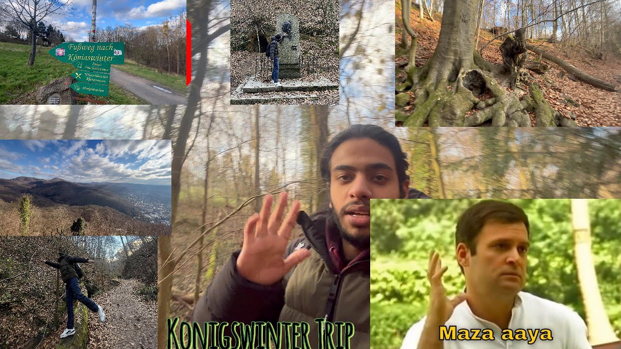 Trip to Konigswinter || Heritage Castle || Beautiful Place || Cold Weather || Partial Sunny Day
