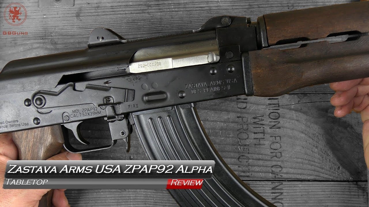 Обзор и полевая сборка настольного пистолета Zastava Arms USA ZPAP92 Alpha AK