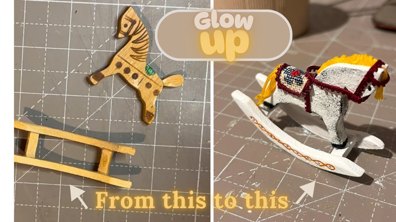 Miniature rocking horse upcycle - Rocking a new life!