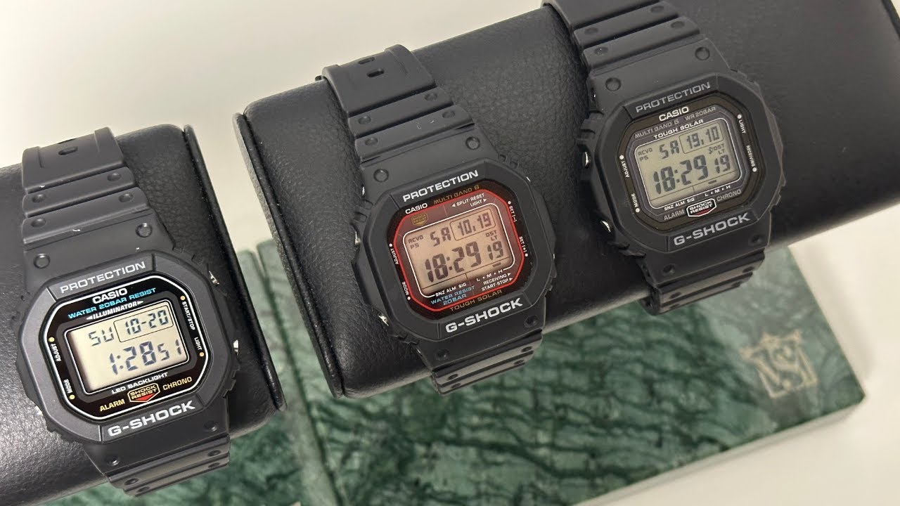 Casio G-Shock DW-5600UE-1, GW-M5610U-1 & GW-5000U-1. Pros And Cons Of Each Watch.