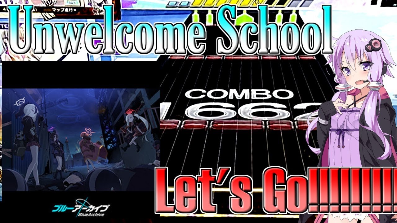 [CHUNITHM実況] ブルアカコラボ開催！超有名曲が入ってきたんでブルアカ未プレイ勢が詰めていきます [Unwelcome School]