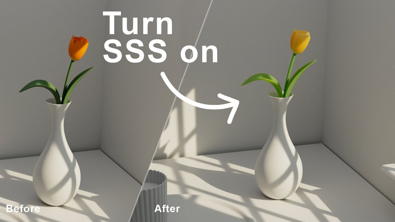 Understand Subsurface Scattering in Maya and Arnold Renderer - Beginner tutorial