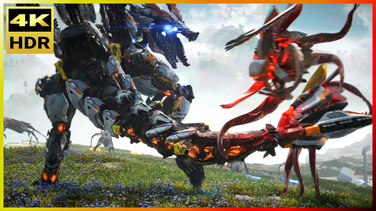 Horizon Forbidden West MACHINES VS SPECTERS Final Battle Scene - 4K Ultra HD
