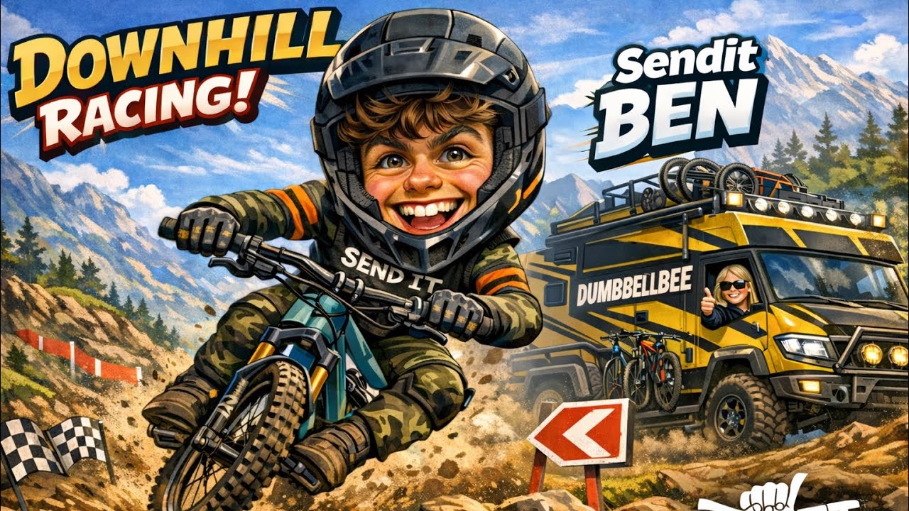 Campervan Race Day! Ben Takes 2nd at Gawton Gravity Hub | Dumbbellbee Adventures