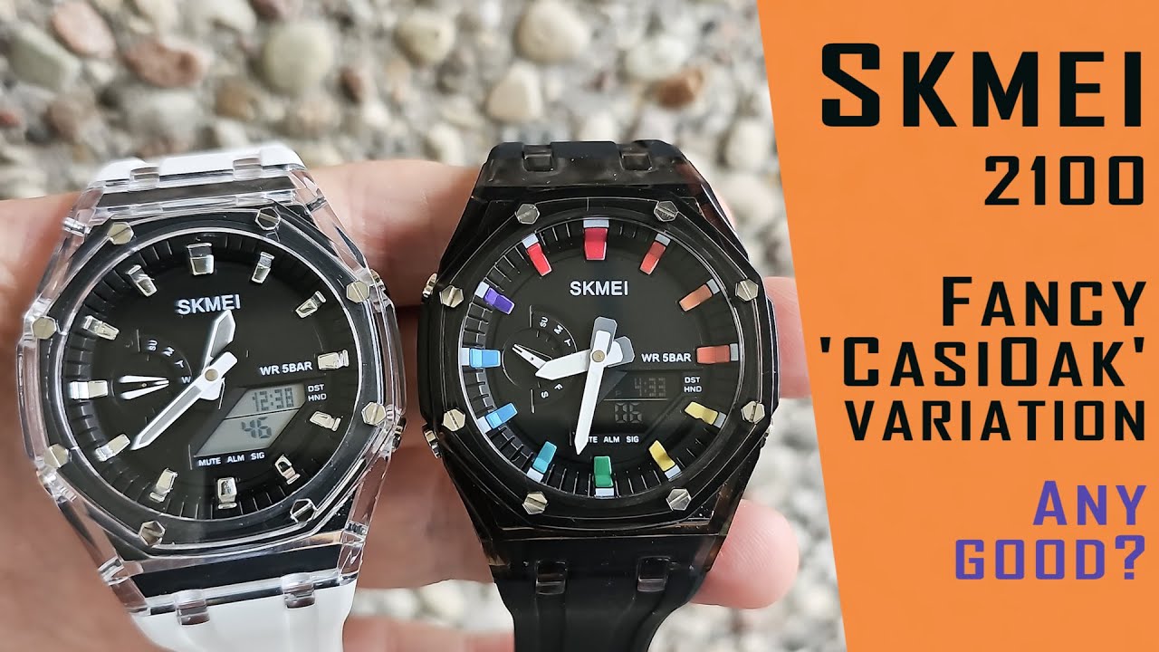 Skmei 2100 'CasiOak' homage watch full review #skmei #skmeiwatch #gedmislaguna #casioak