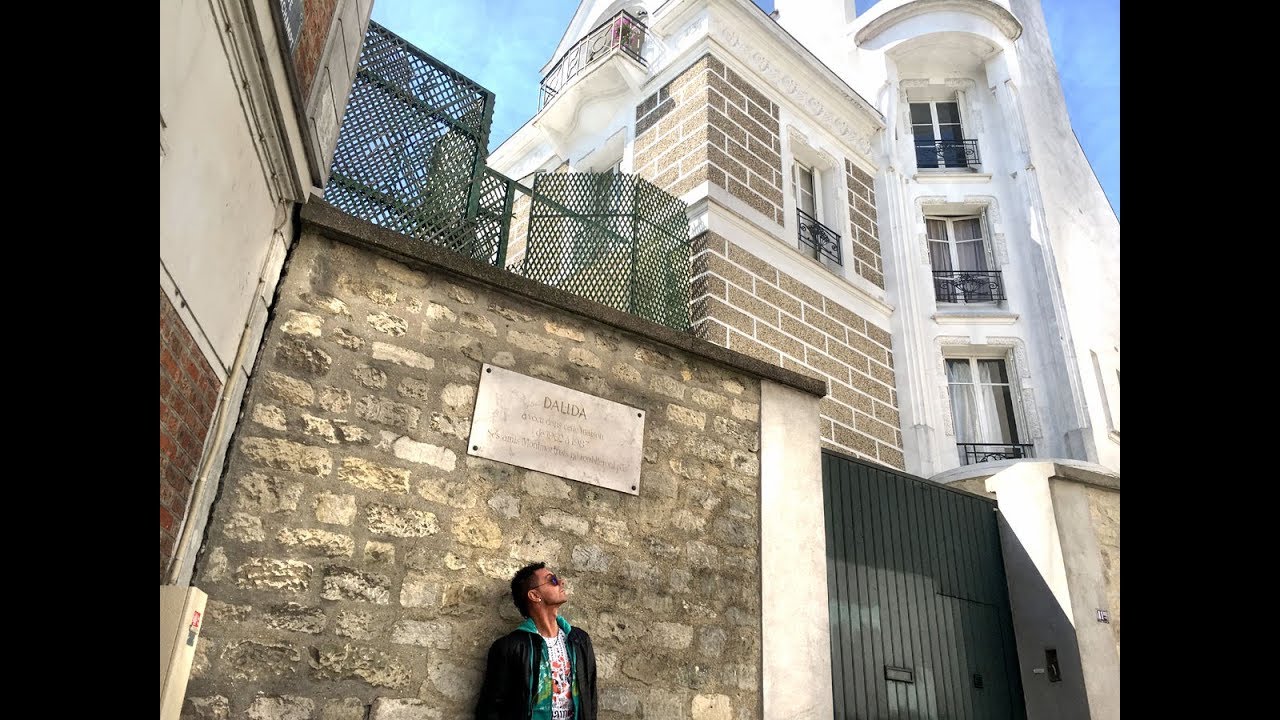 Maison de DALIDA rue d'Orchampt,  butte Montmartre, Paris
