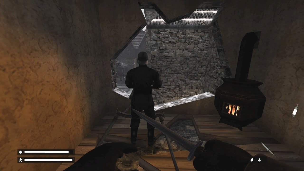 RTCW: Village of WULFBURG - KNIFE Only!