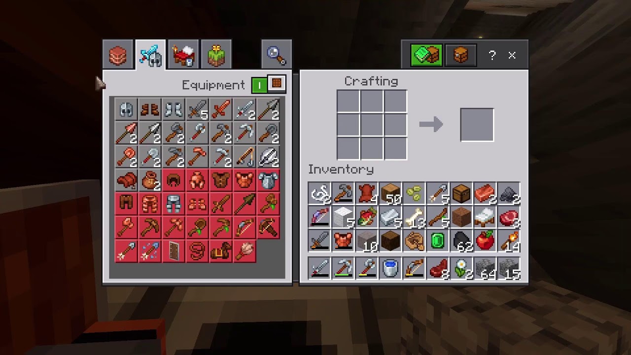 Playing Minecraft