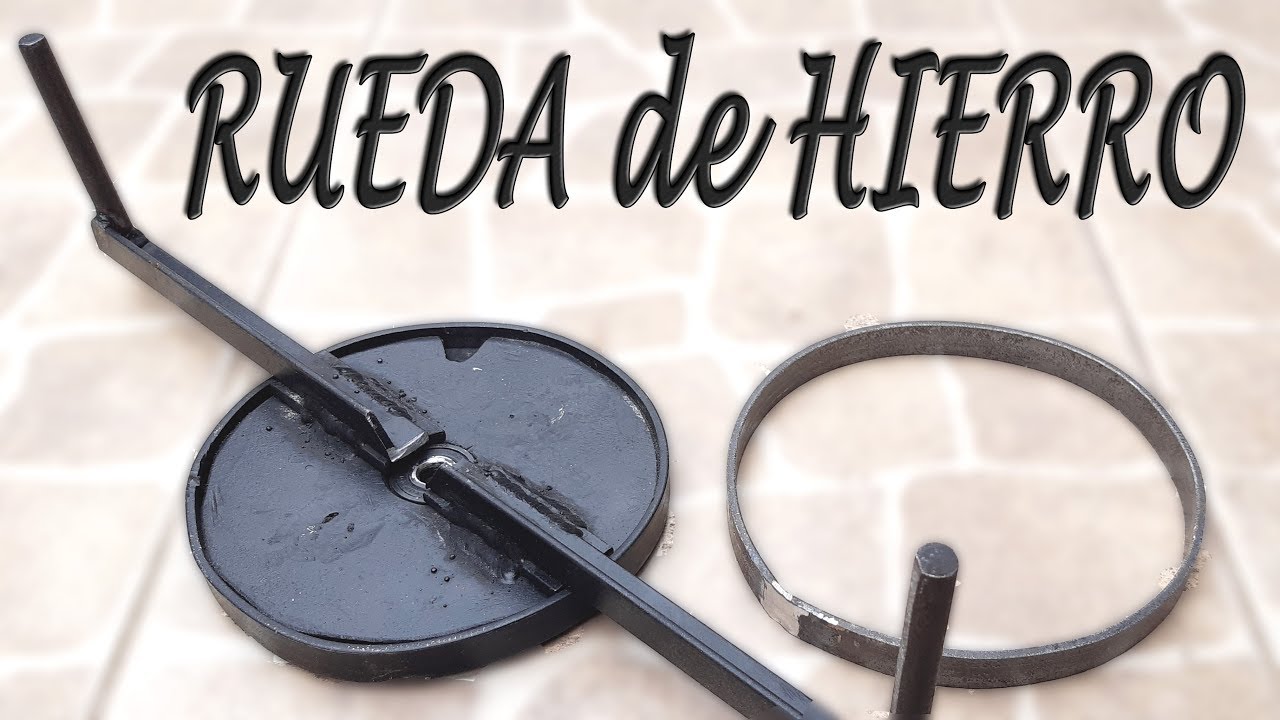 RUEDA DE HIERROS, para hacer aros de 15 cm.
