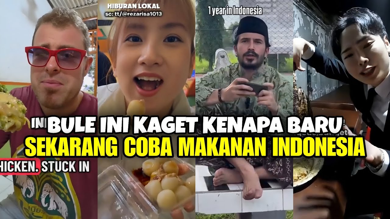 Bule Ini Kaget Kenapa Baru Sekarang Coba Makanan Indonesia