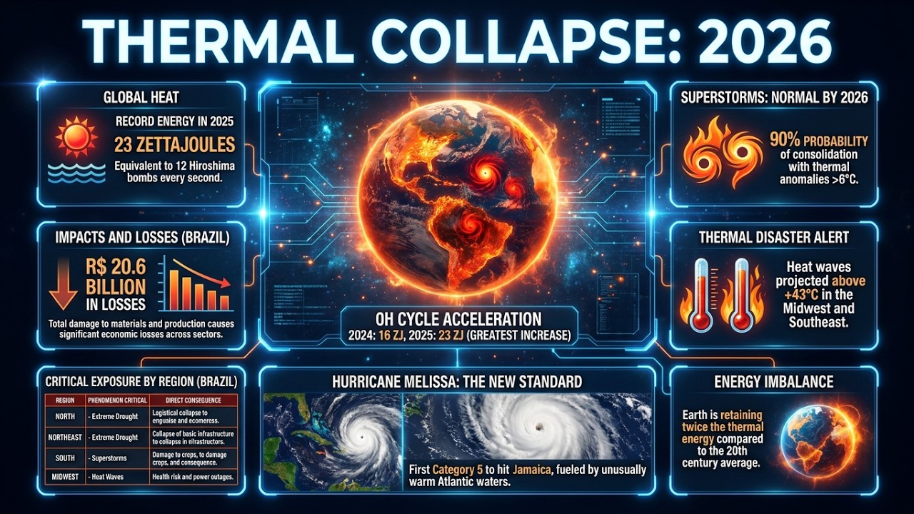 THERMAL COLLAPSE: WHY SUPERSTORMS ARE THE NEW NORMAL OF 2026. #ClimateCrisis  #Superstorms
