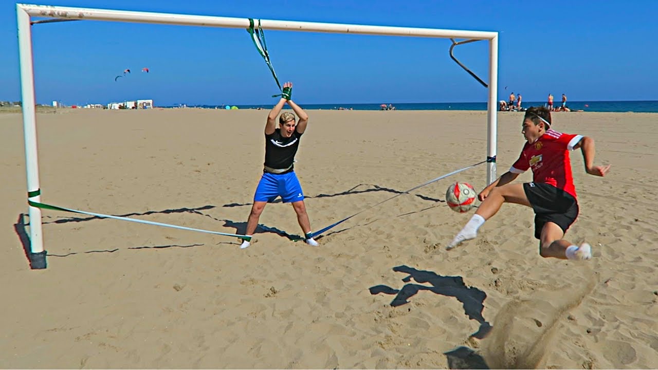 RETO EXTREMO DE FÚTBOL EN LA PLAYA