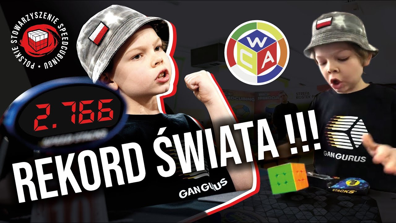 2.76 sek! KULISY rekordu ŚWIATA 3x3x3 Teodor ZAJDERA