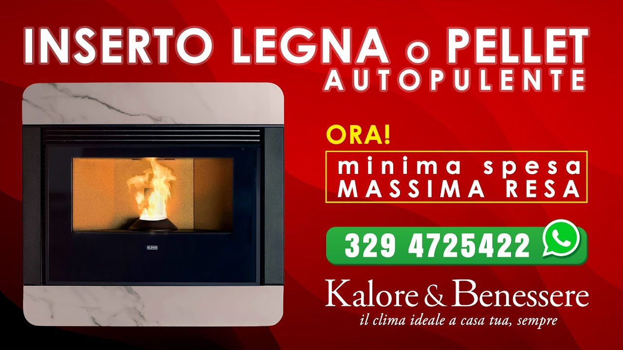 Installazione rapida di un camino a Pellet Autopulente.