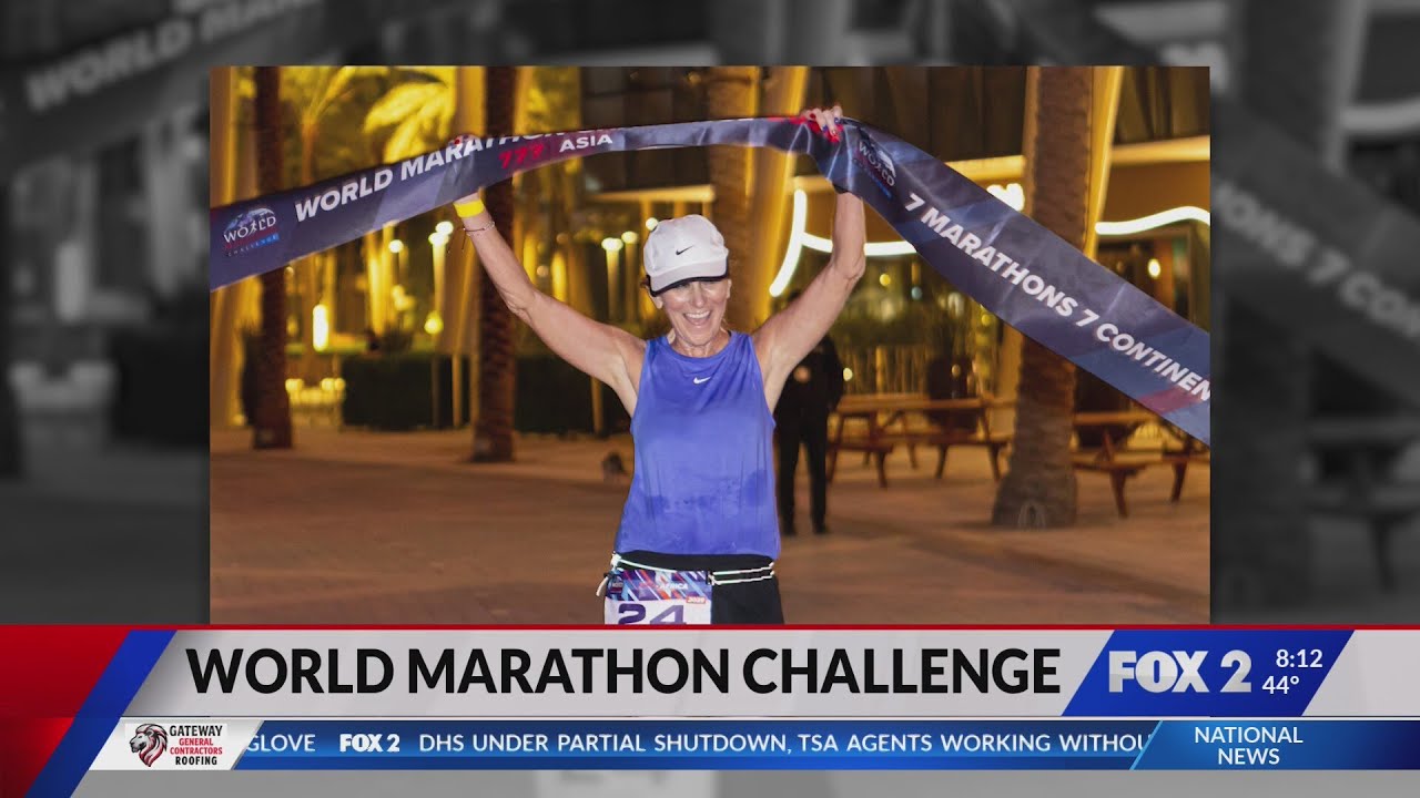 St. Louis resident runs 'World Marathon Challenge'