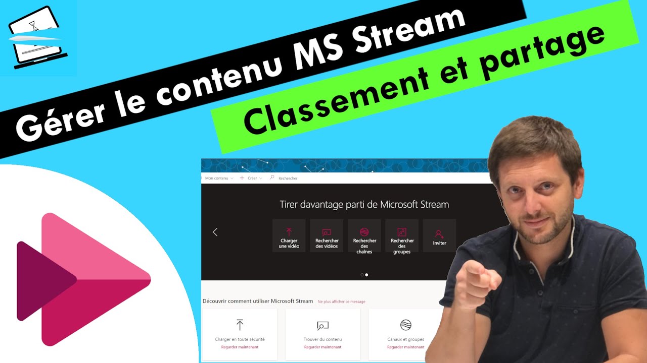 Classer et partager ses vidéos sur Microsoft Stream