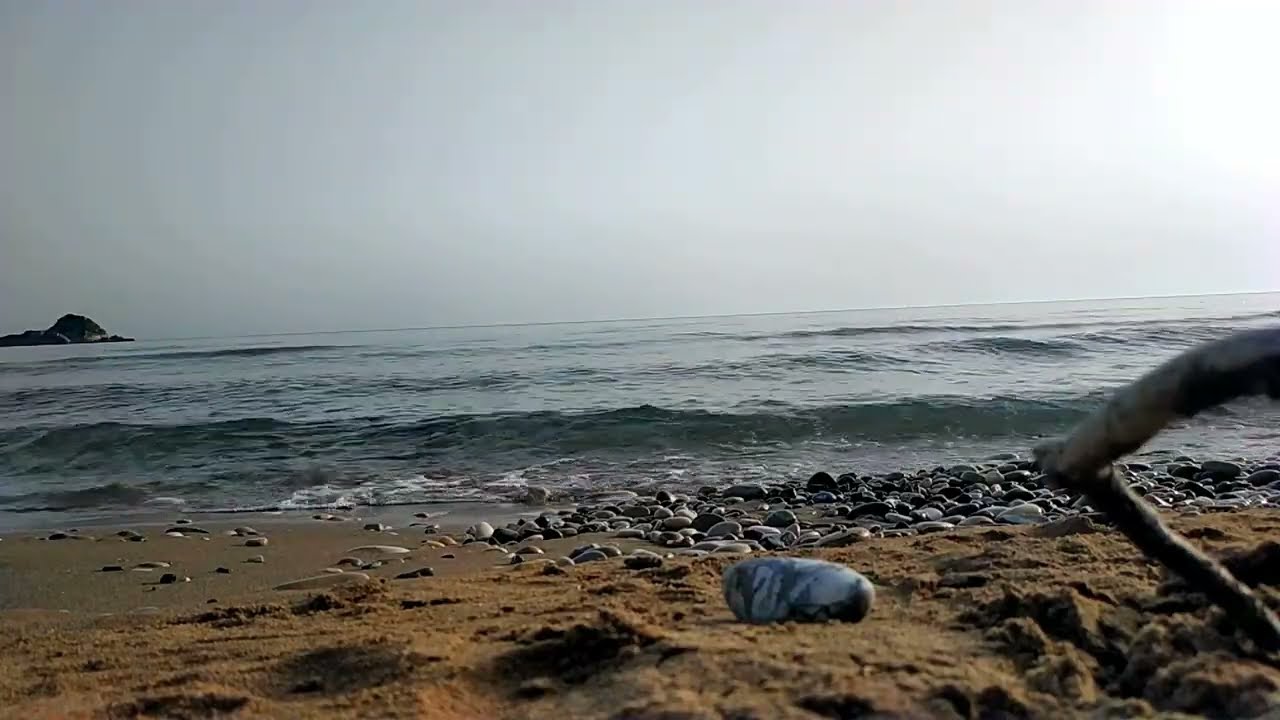 Relaxing Video  - Traveling To Sea Waves, Keep Your Mind Concentrated, Arillas Beach Corfu Greece