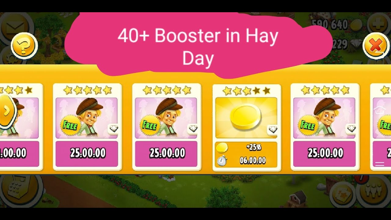 Hay Day - My booster storage