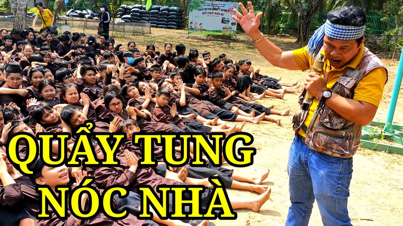 THCS PHƯỚC BÌNH QUẬN 9.HCM QUẨY TƯNG BỪNG LÊN NÓC NHÀ BẮT CON GÀ TẠI KHU DU LỊCH LAN VƯƠNG BẾN TRE