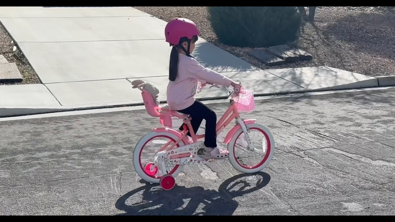 Cute bike with all the bells and whistles!