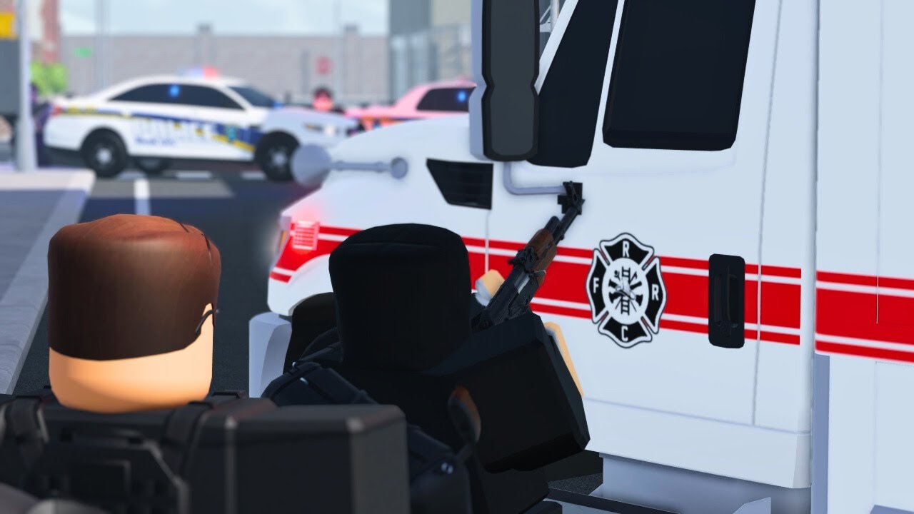 Criminals HIJACK AMBULANCE After Bank Robbery! (emergency response liberty county)