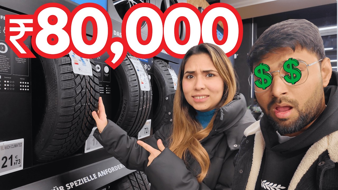 Мы заплатили 800 евро только за замену шин в Германии! 😱🇩🇪 Пара из Индии и Южной Америки