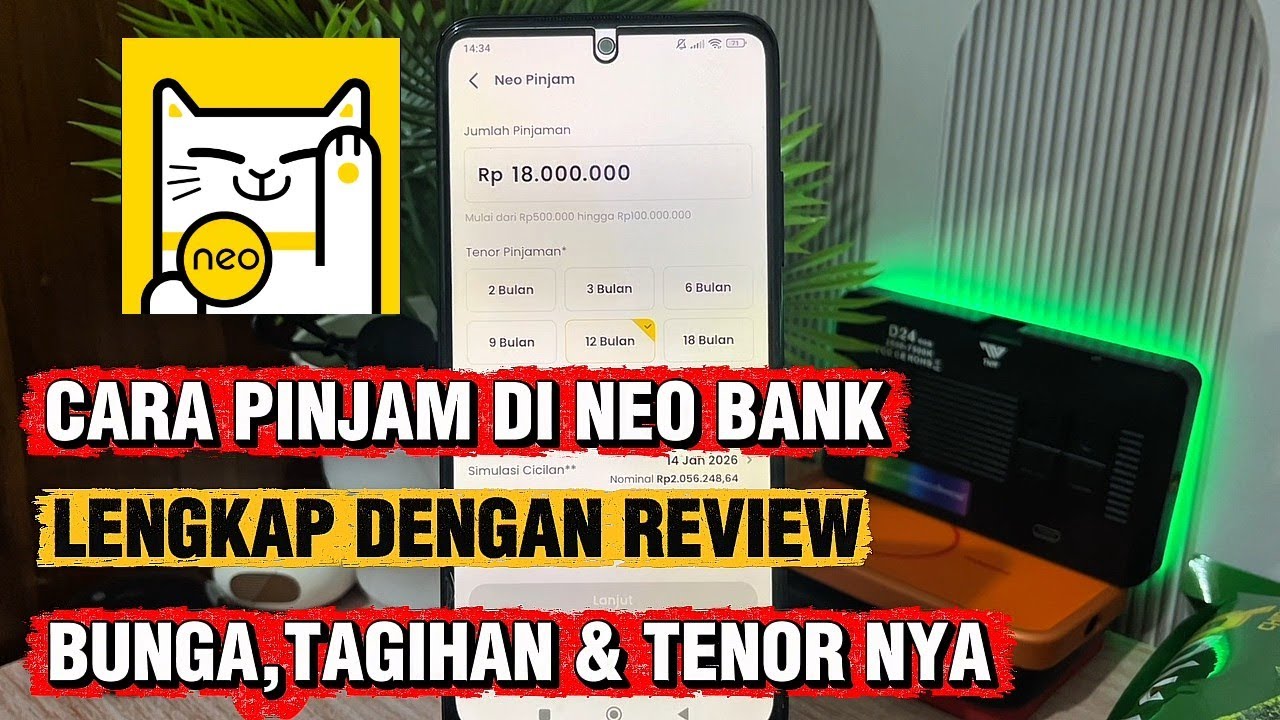 Cara mengajukan pinjaman di neo bank 2026 | pinjaman bank digital bunga rendah