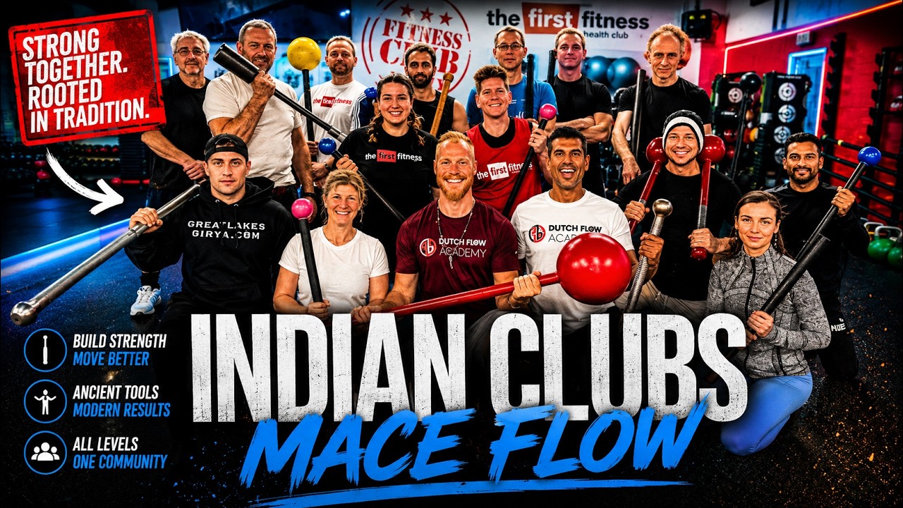 Indian Clubs and Mace Flow Workshop Toronto Canada | Dutch Flow Academy
