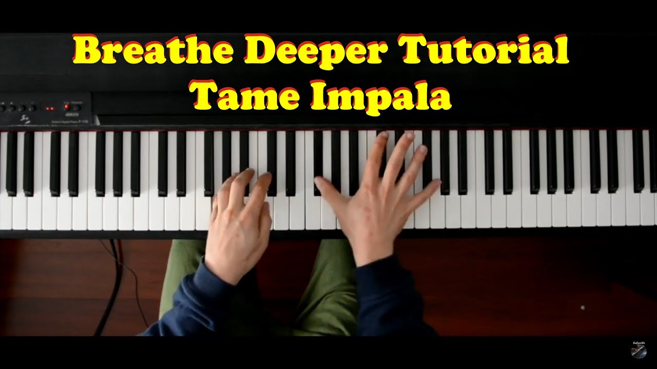 How to Play: Tame Impala - Breathe Deeper Tutorial (Intro and Riff) on Piano + Sheet Music
