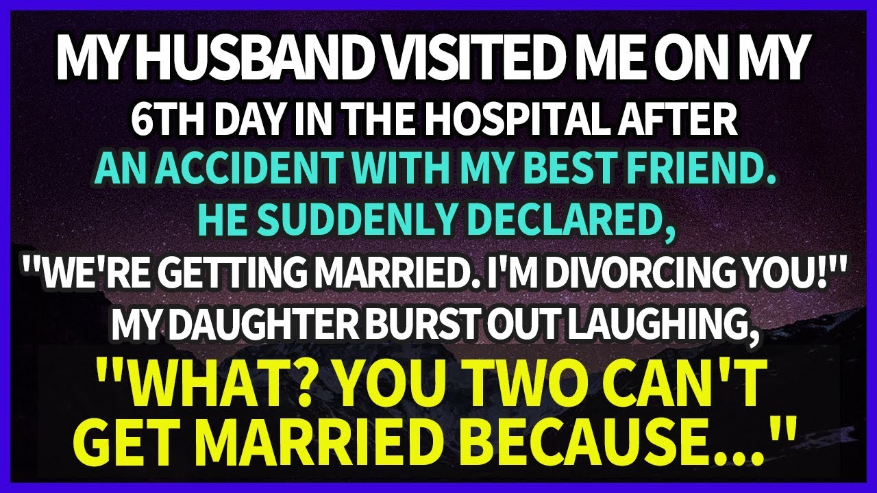 My husband&best friend declared to get married. My daughter burst out laughing,