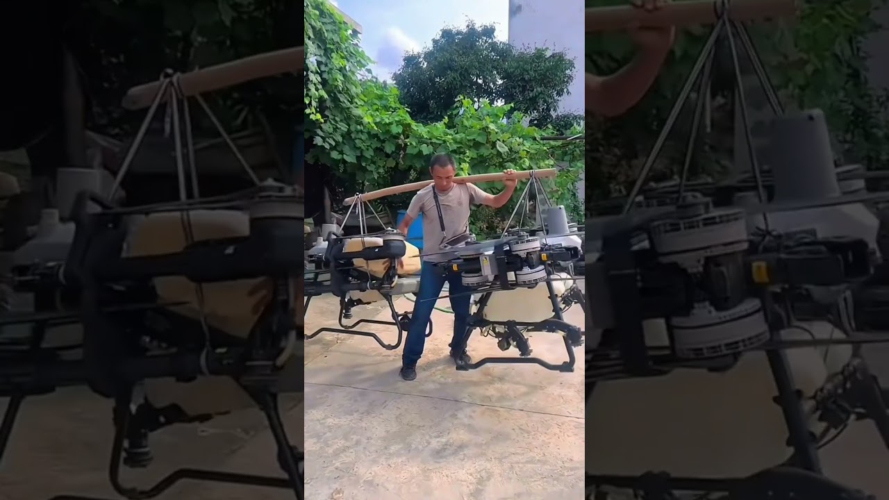 Low Tech way to move High Tech Drones #shorts