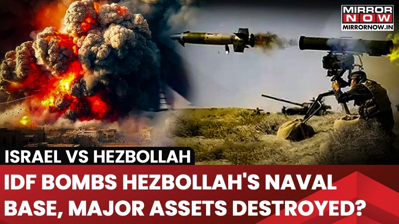 Israel Strikes Hezbollah's Key Naval Base In Beirut | Destroys HQs, Weapons Depot, Vessels| Watch