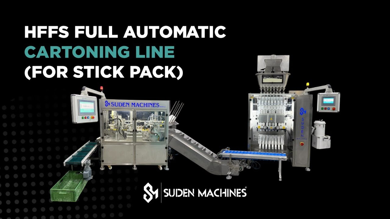 HFFS FULL AUTOMATIC CARTONING LINE (FOR STICK PACK)