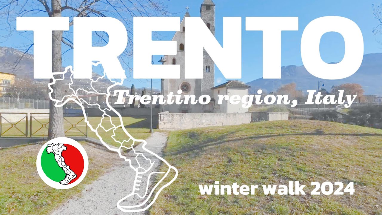 Beautiful city of Trento 🇮🇹 Italy walking tour