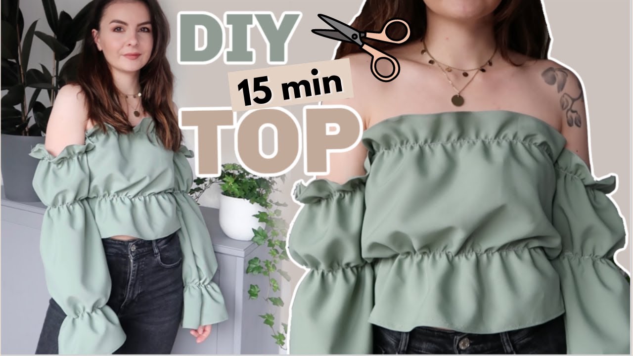 DIY 15 min Off Shoulder Top | Owlipop DiY