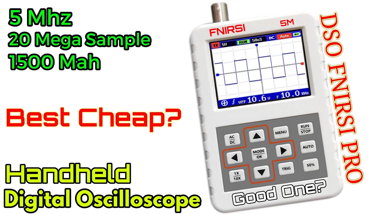 Oscilloscope Testing Dso FNIRSI Pro | 5Mhz 20MS/s